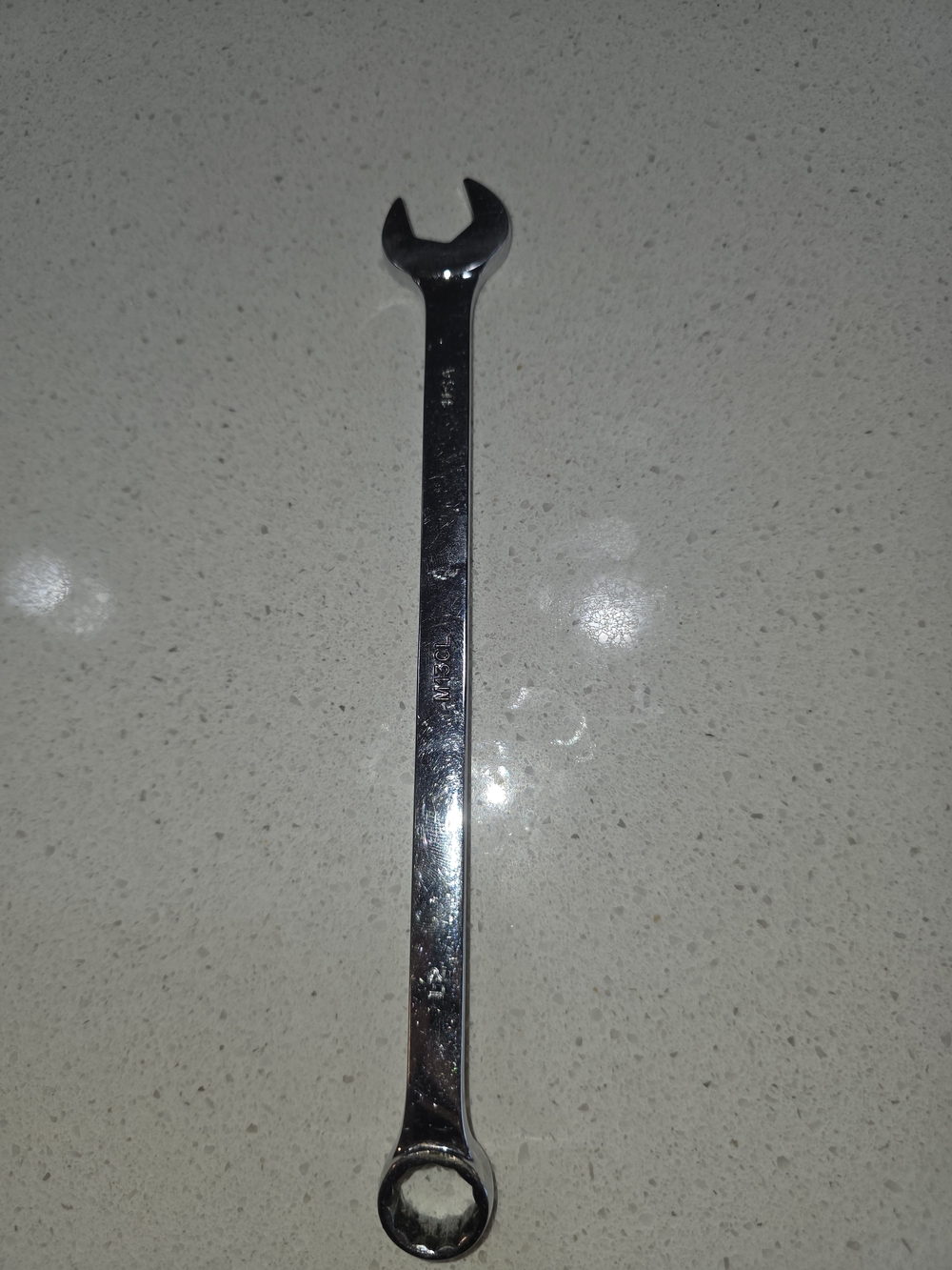 Chrome Combination Wrench - Silver